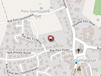 Carte de La Poste à Ploumagoar