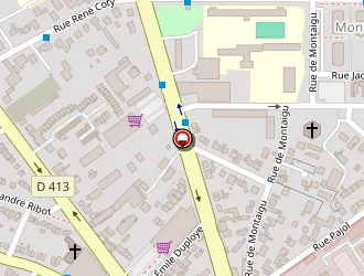 Carte de Brochier Thierry à Melun