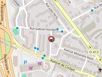 Carte de Valéry Jacques à Melun