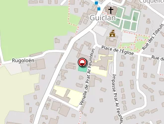 Carte de Ecole Publique à Guiclan