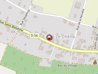 Carte de Centre Routier à Chêne (le)