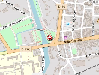 Carte de Lamuserie à Pontorson