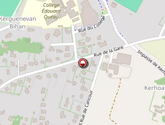 Carte de Menes Jean-guy à Ploudalmézeau