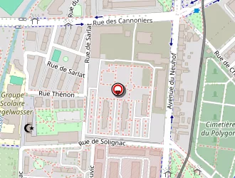 Carte de Loizeau Augustin à Strasbourg