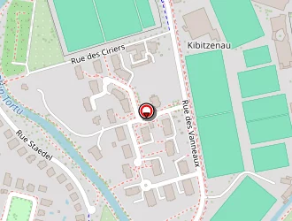 Carte de Stade De La Kibitzenau 2 à Strasbourg