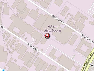 Carte de Polygone Secours Ambulances à Strasbourg