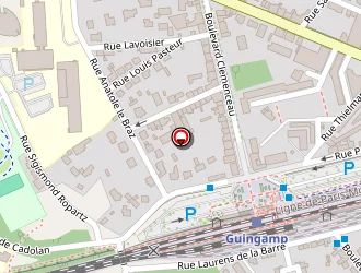 Carte de Lgm Hôtel à Guingamp