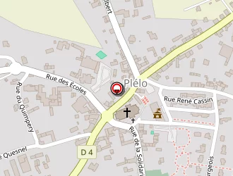 Carte de La Poste à Plélo