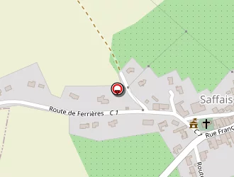 Carte de Jean Mathieu à Saffais