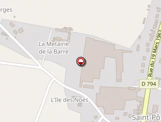 Carte de Besson à Saint-pôtan