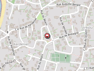 Carte de Le Récif à Ploudalmézeau