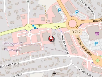 Carte de Communauté Des Augustines à Ploumagoar