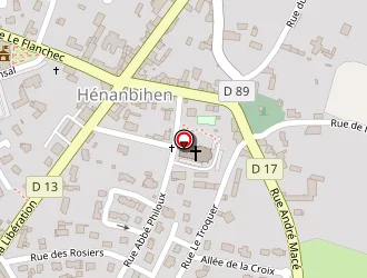 Carte de Perrée Annabelle à Hénanbihen