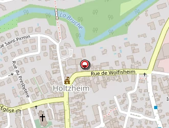 Carte de La Poste à Holtzheim