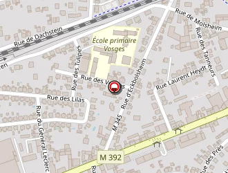 Carte de Liliane Bechtold à Lingolsheim