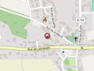 Carte de Franzie à Saint-méen