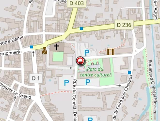 Carte de Secours Catholique à Provins