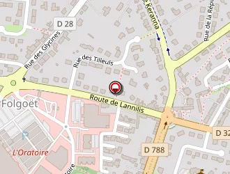 Carte de Les Pod A Laezh à Folgoët (le)