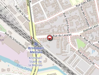 Carte de Espace Foot à Strasbourg