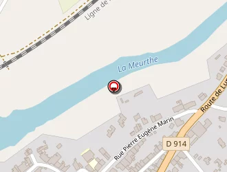 Carte de L'est Voyages à Lunéville