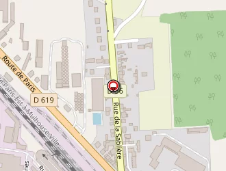 Carte de Lesaffre Frères à Nangis