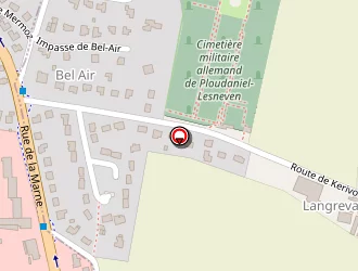 Carte de Mc Donald's à Lesneven