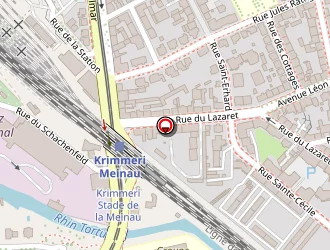 Carte de Mcdonald's à Strasbourg