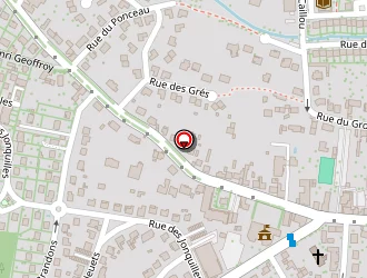 Carte de La Poste à Cesson