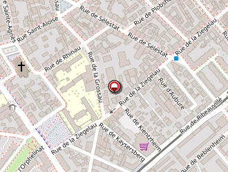 Carte de Librairie Papeterie Ehrengarth à Strasbourg