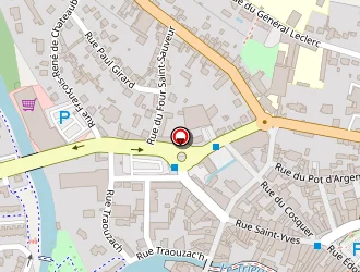 Carte de Opel Garage Hervez Réparateur Agréé à Guingamp