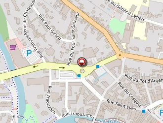 Carte de Axel Fermetures à Guingamp