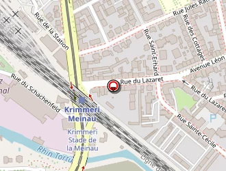 Carte de Hubert Emeline à Strasbourg