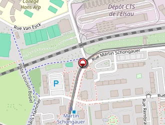 Carte de Saunier Xavier à Strasbourg