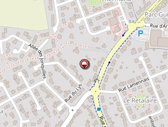 Carte de Bervas-ferreira à Folgoët (le)