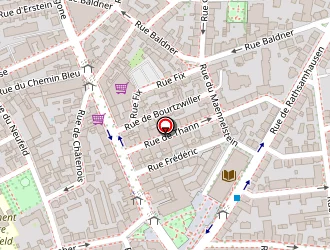 Carte de Guillaume Klein à Strasbourg