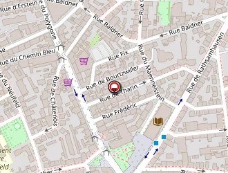 Carte de Les Cafés Henri Sa à Strasbourg