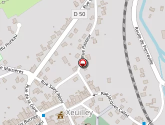 Carte de Stade De Xeuilley à Xeuilley