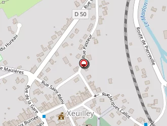 Carte de Agence Postale Communale à Xeuilley