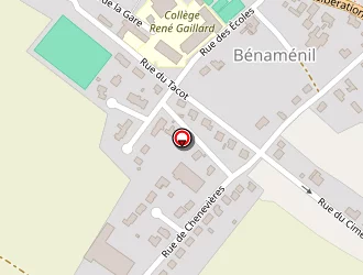 Carte de C.h. Thouvenin Yves à Bénaménil