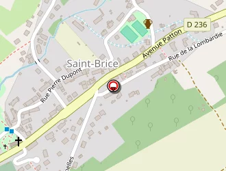 Carte de Guibert à Saint-brice