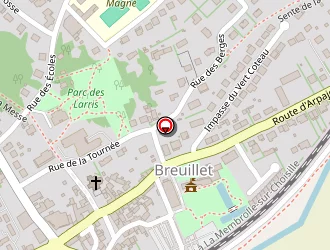 Carte de Coallia à Breuillet