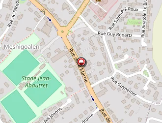 Carte de Le Bras à Lesneven