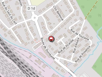 Carte de Aclimate à Damelevières