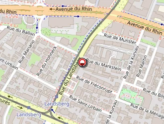 Carte de Huck Electricité à Strasbourg