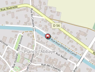 Carte de La Poste à Plancy-l'abbaye