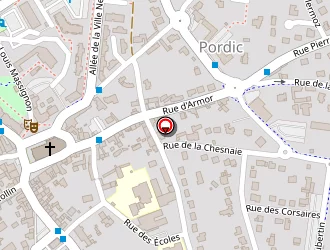 Carte de La Poste à Pordic