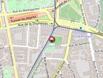 Carte de Carrefour City à Strasbourg