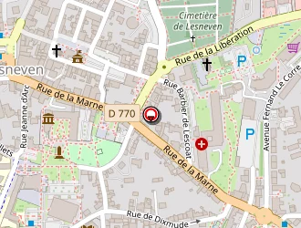 Carte de Le Meut Ronan à Lesneven