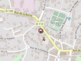 Carte de Brelivet à Lannilis