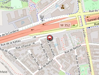 Carte de Schatz Melanie à Strasbourg